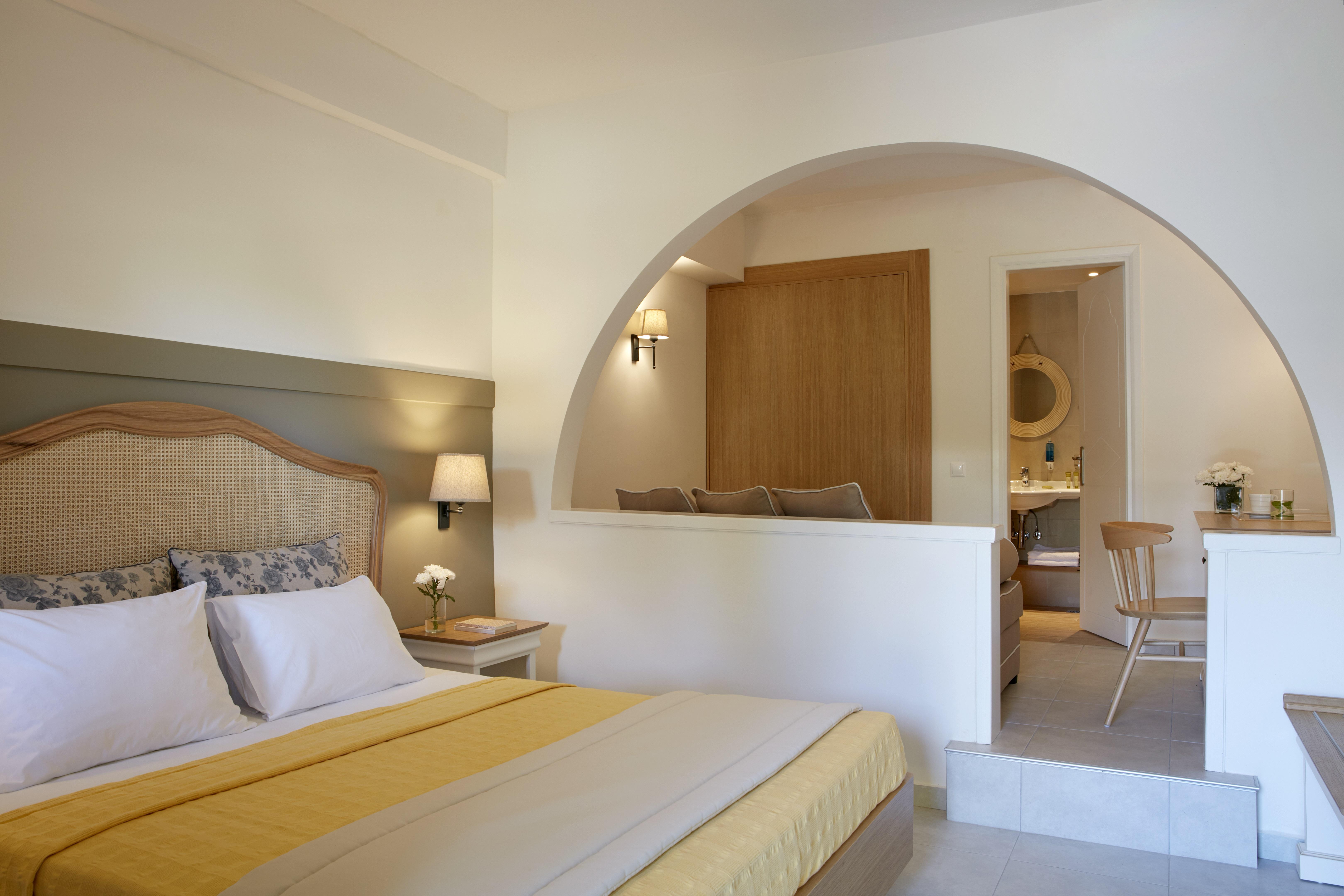Simantro Beach Sani  Exterior foto A typical room at the hotel