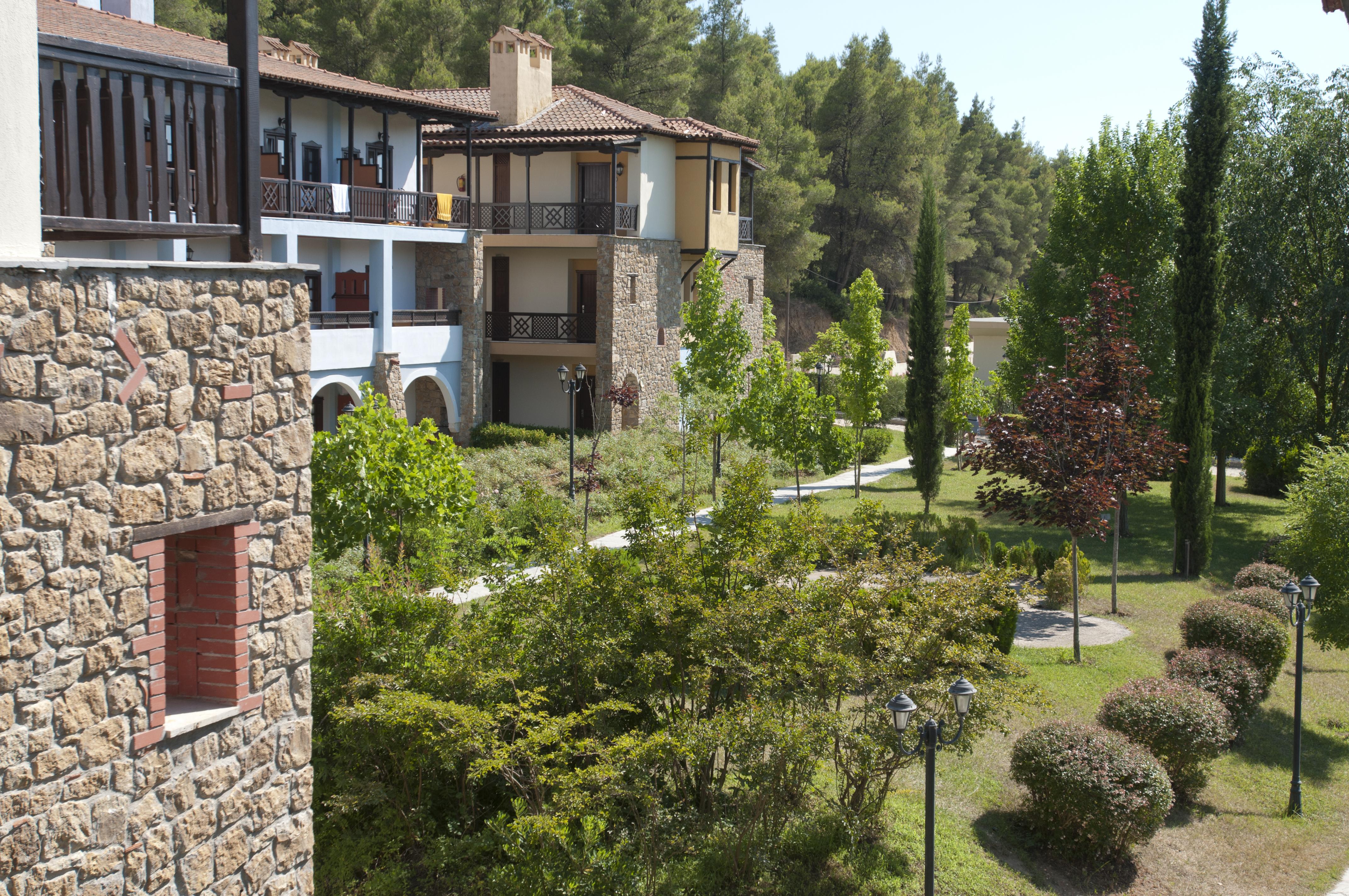 Simantro Beach Sani  Exterior foto The campus of the University of Patras