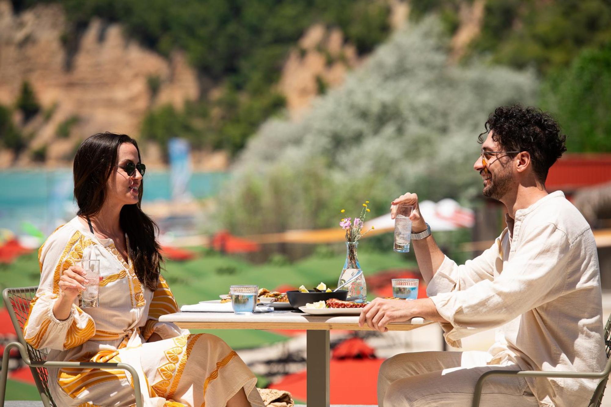 Simantro Beach Sani  Exterior foto A scene from the film